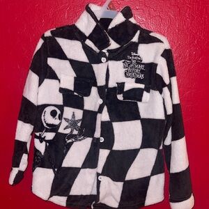 Disney Black and White Checkered Jacket